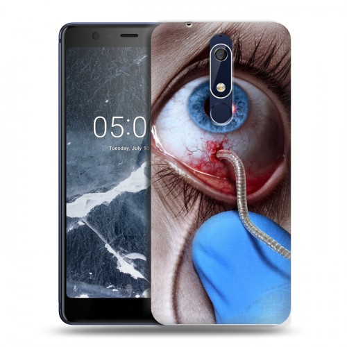 Дизайнерский пластиковый чехол для Nokia 5.1 Штамм