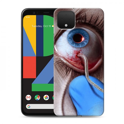 Дизайнерский пластиковый чехол для Google Pixel 4 Штамм