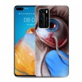 Дизайнерский пластиковый чехол для Huawei P40 Штамм