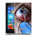 Дизайнерский пластиковый чехол для Microsoft Lumia 435 Штамм