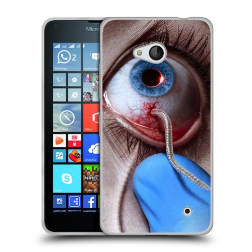 Дизайнерский пластиковый чехол для Microsoft Lumia 640 Штамм