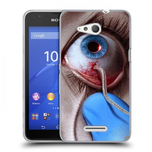 Дизайнерский пластиковый чехол для Sony Xperia E4g Штамм