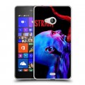 Дизайнерский пластиковый чехол для Microsoft Lumia 540 Штамм