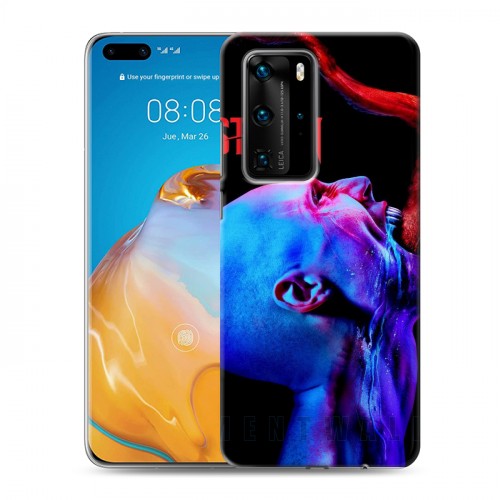 Дизайнерский пластиковый чехол для Huawei P40 Pro Штамм