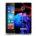 Дизайнерский пластиковый чехол для Microsoft Lumia 435 Штамм