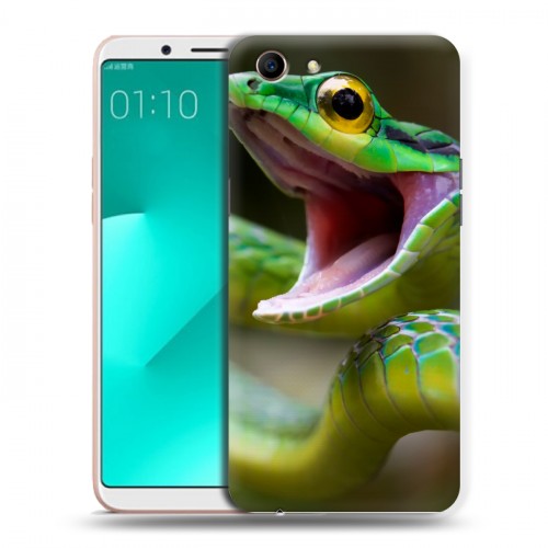 Дизайнерский пластиковый чехол для OPPO A83 Змеи