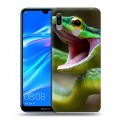 Дизайнерский пластиковый чехол для Huawei Y6 (2019) Змеи