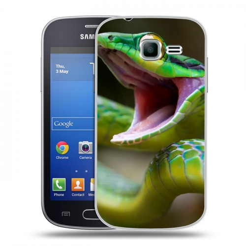 Дизайнерский пластиковый чехол для Samsung Galaxy Trend Lite Змеи