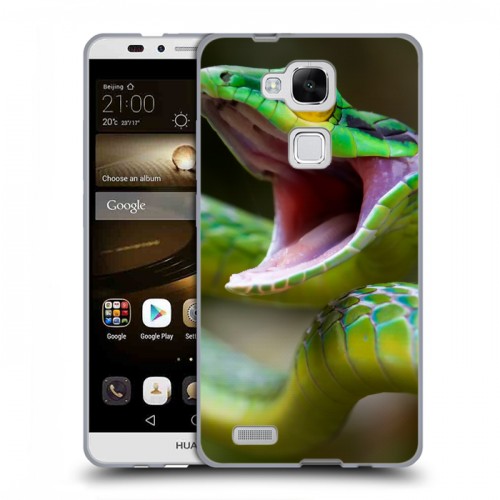 Дизайнерский силиконовый чехол для Huawei Ascend Mate 7 Змеи