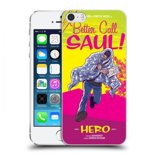 Дизайнерский пластиковый чехол для Iphone 5s Лучше позвони Солу