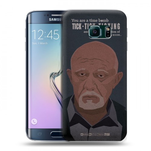 Дизайнерский пластиковый чехол для Samsung Galaxy S6 Edge Лучше позвони Солу