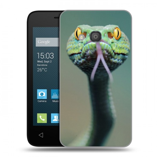 Дизайнерский пластиковый чехол для Alcatel One Touch Pixi 4 (4) Змеи