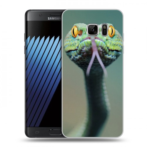 Дизайнерский пластиковый чехол для Samsung Galaxy Note 7 Змеи