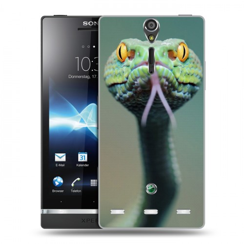 Дизайнерский пластиковый чехол для Sony Xperia S Змеи