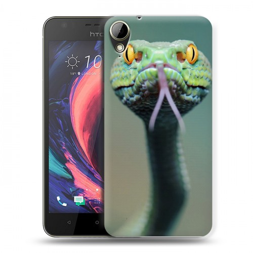 Дизайнерский пластиковый чехол для HTC Desire 10 Lifestyle Змеи