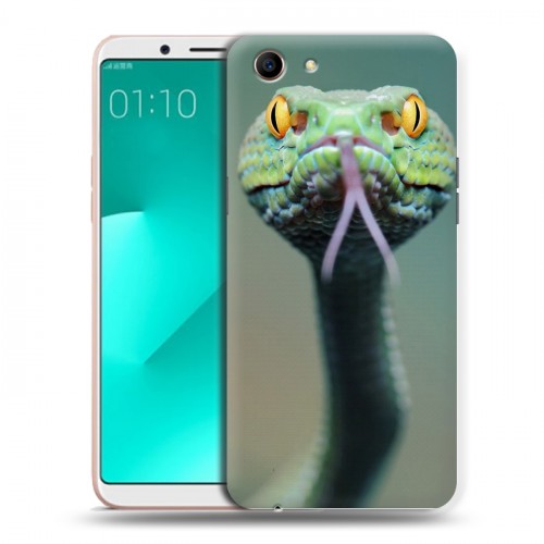 Дизайнерский пластиковый чехол для OPPO A83 Змеи