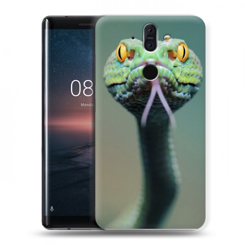 Дизайнерский силиконовый чехол для Nokia 8 Sirocco Змеи