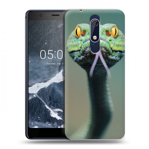 Дизайнерский пластиковый чехол для Nokia 5.1 Змеи