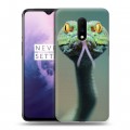 Дизайнерский пластиковый чехол для OnePlus 7 Змеи