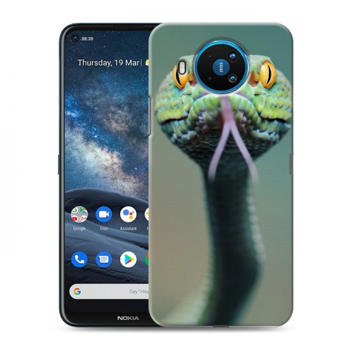 Дизайнерский силиконовый чехол для Nokia 8.3 Змеи