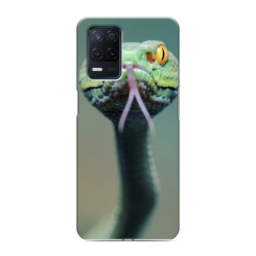 Дизайнерский силиконовый с усиленными углами чехол для Realme Narzo 30 5G Змеи