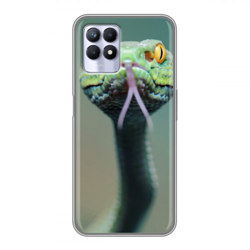 Дизайнерский пластиковый чехол для Realme 8i Змеи