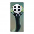 Дизайнерский силиконовый с усиленными углами чехол для Huawei Mate 50 Pro Змеи