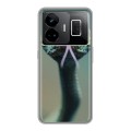 Дизайнерский силиконовый с усиленными углами чехол для Realme GT3 Змеи