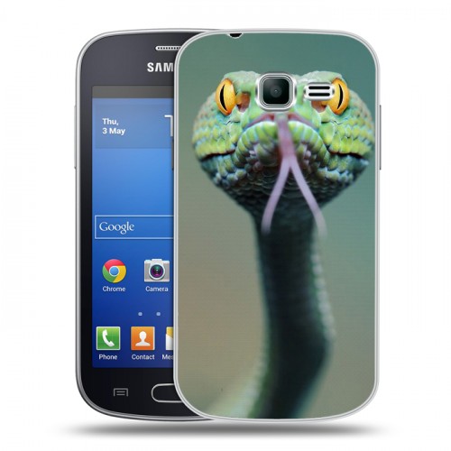 Дизайнерский пластиковый чехол для Samsung Galaxy Trend Lite Змеи
