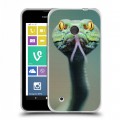 Дизайнерский пластиковый чехол для Nokia Lumia 530 Змеи