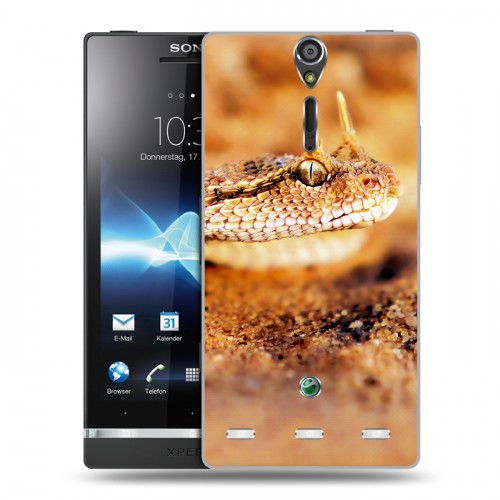 Дизайнерский пластиковый чехол для Sony Xperia S Змеи