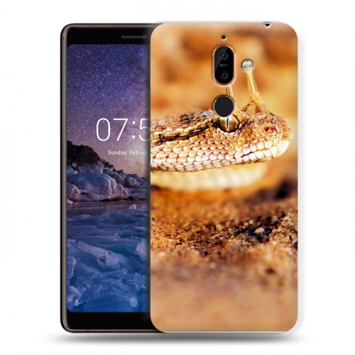 Дизайнерский пластиковый чехол для Nokia 7 Plus Змеи