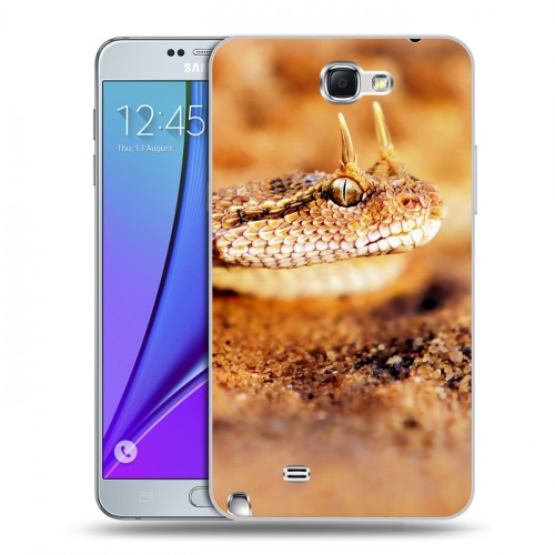 Дизайнерский пластиковый чехол для Samsung Galaxy Note 2 Змеи