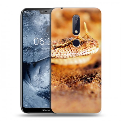 Дизайнерский пластиковый чехол для Nokia 6.1 Plus Змеи