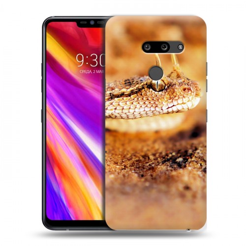 Дизайнерский пластиковый чехол для LG G8 ThinQ Змеи