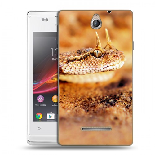 Дизайнерский пластиковый чехол для Sony Xperia E Змеи