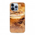 Дизайнерский силиконовый чехол для Iphone 13 Pro Змеи