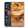 Дизайнерский пластиковый чехол для Nokia X Змеи