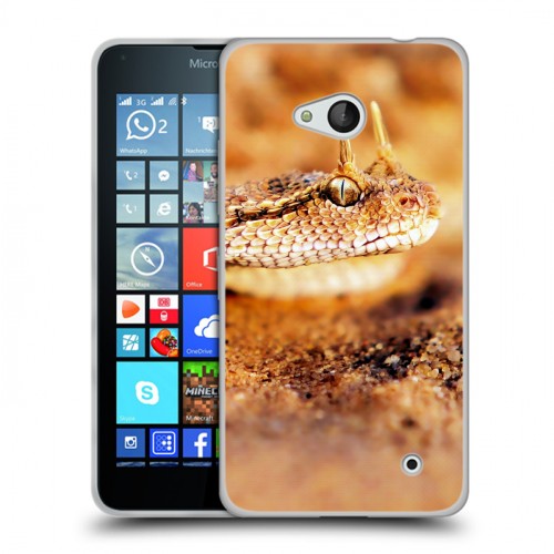 Дизайнерский пластиковый чехол для Microsoft Lumia 640 Змеи