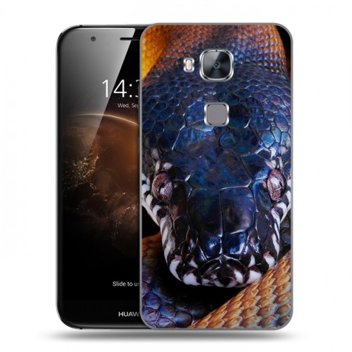 Дизайнерский силиконовый чехол для Huawei G8 Змеи