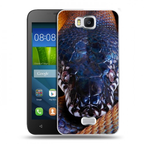 Дизайнерский пластиковый чехол для Huawei Y5c Змеи