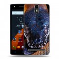 Дизайнерский силиконовый чехол для Wileyfox Storm Змеи