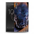 Дизайнерский пластиковый чехол для Sony Xperia XZs Змеи