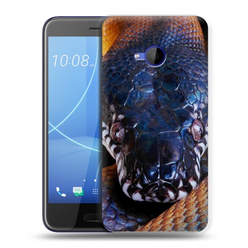 Дизайнерский пластиковый чехол для HTC U11 Life Змеи
