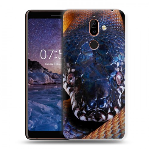 Дизайнерский пластиковый чехол для Nokia 7 Plus Змеи