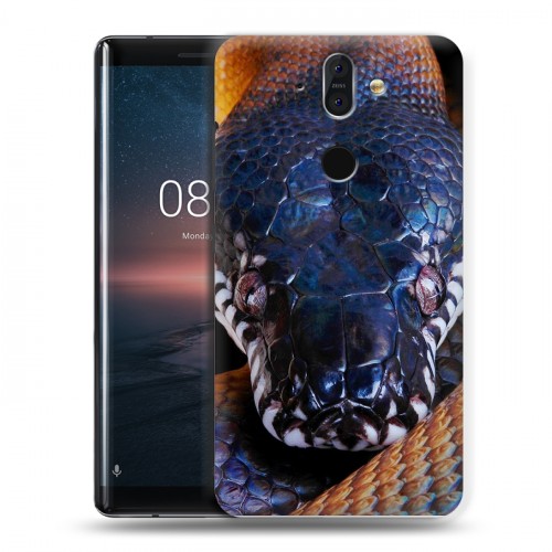 Дизайнерский пластиковый чехол для Nokia 8 Sirocco Змеи