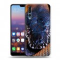 Дизайнерский силиконовый с усиленными углами чехол для Huawei P20 Pro Змеи