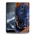 Дизайнерский пластиковый чехол для Nokia 5.1 Змеи