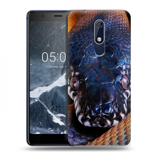 Дизайнерский пластиковый чехол для Nokia 5.1 Змеи