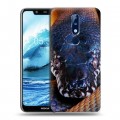 Дизайнерский силиконовый чехол для Nokia 5.1 Plus Змеи